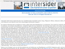 Tablet Screenshot of kartendrucker.de